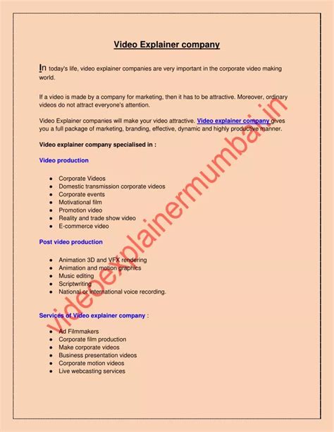 The Explainer Company - muktibox.com