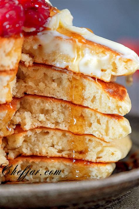 The Fluffiest Buttermilk Pancakes - Chefjar - balustradellc