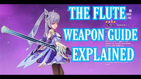 THE FLUTE SWORD WEAPON GUIDE EXPLAINED - YouTube