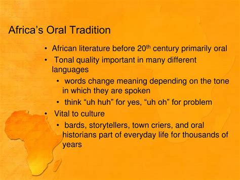 The Form and Function of Oral Tradition in African Literature: The ... - wintechmobiles.com