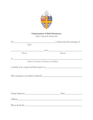 The Form of Solemnization of Matrimony - The Church of England - balustradellc