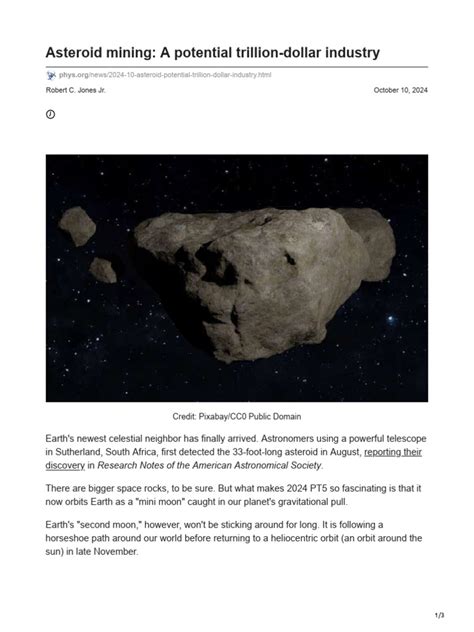 The Future of Asteroid Mining: Exploring the Potential and ... - wintechmobiles.com
