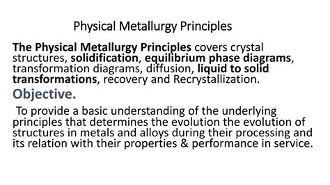 The Future Role of Physical Metallurgy in Relation to ... - JSTOR - wintechmobiles.com