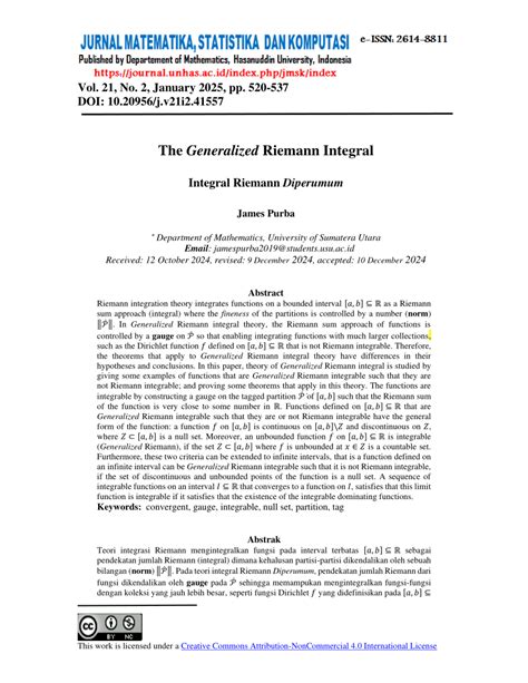 The Generalized Riemann Integral - wintechmobiles.com