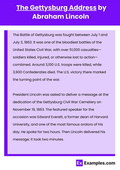 The Gettysburg Address | American History - wintechmobiles.com