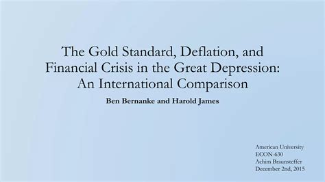 The Gold Standard, Deflation, and Financial Crisis in the Great ... - wintechmobiles.com
