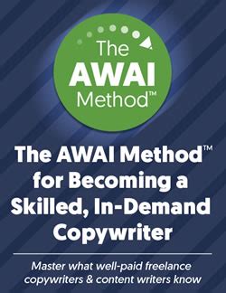 The GOLD STANDARD in Copywriter Training - AWAI - balustradellc