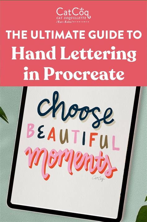 The Guide to Hand-Lettering in Procreate - CatCoq - muktibox.com