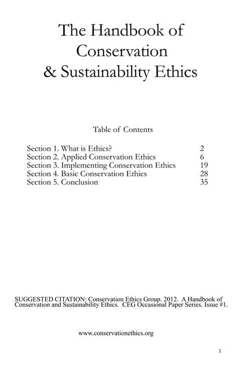 The Handbook of Conservation and Sustainability Ethics - raincitystudios.com