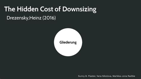 THE HIDDEN COSTS OF DOWNSIZING: Experimental evidence of …