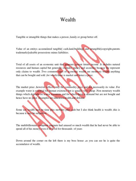 The Hidden Power of Assets: Wealth Is More Than Just Money - balustradellc