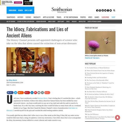 The Idiocy, Fabrications and Lies of Ancient Aliens - balustradellc