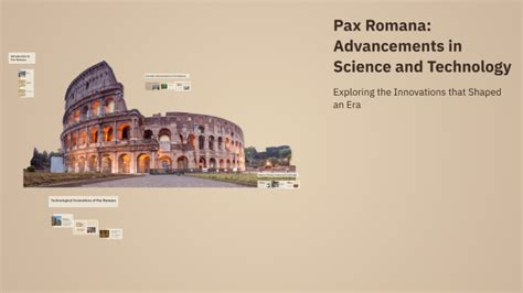 The Impact of Pax Romana on Roman Technological Advancements - balustradellc