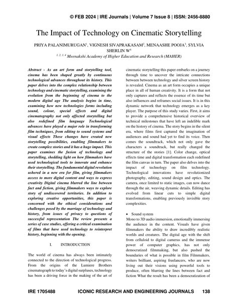 The Impact of Technology on Cinematic Storytelling - balustradellc