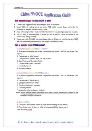 The Importance of NVOCC and FMC Licensing for a China ... - Courier … - balustradellc