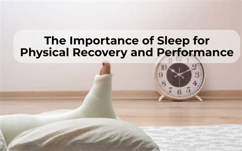 The Importance of Sleep and Recovery - NASM - balustradellc