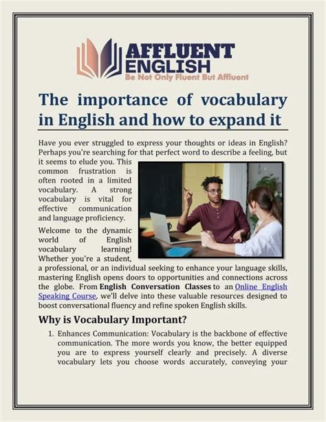 The importance of vocabulary in English and how to … - balustradellc
