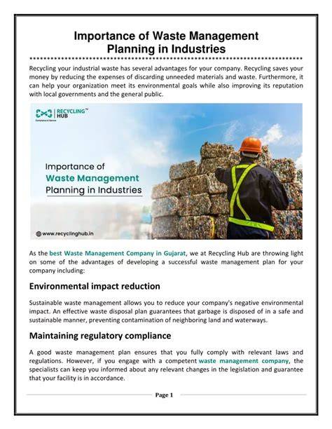 The Importance of Waste Management Planning in - raincitystudios.com