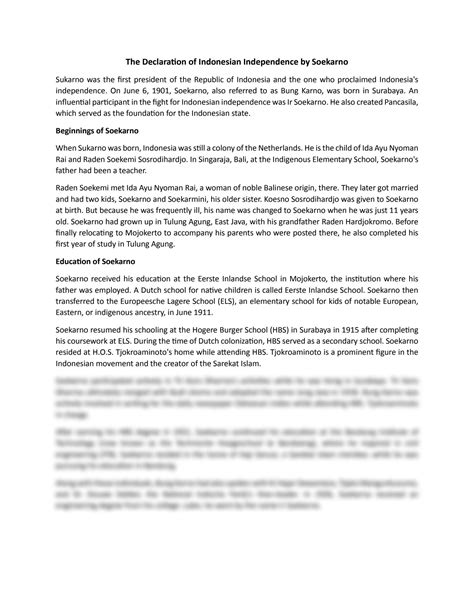 The Indonesian declaration of independence. 17th … - wintechmobiles.com