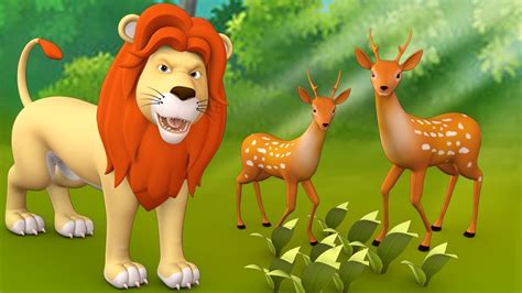 THE LION AND THE DEER (STORIES FOR KIDS IN …