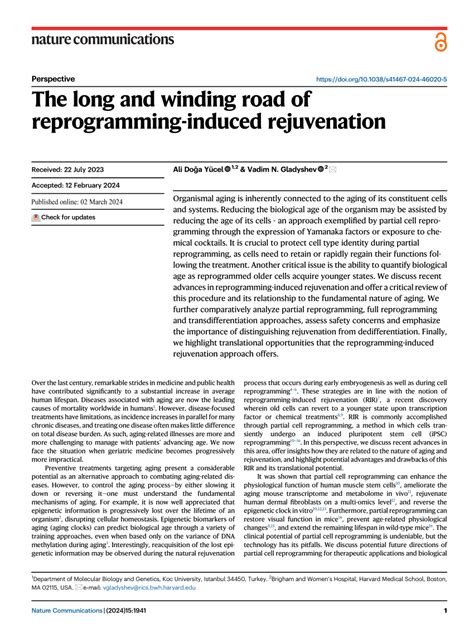 The long and winding road of reprogramming-induced ... - Nature - balustradellc