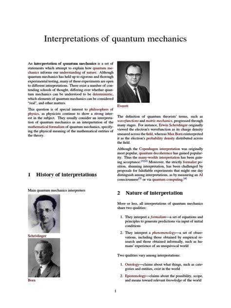 The Many Interpretations of Quantum Mechanics - Scientific American - balustradellc