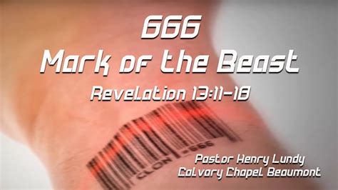 The Mark of the Beast (666) is a prophetic symbol from Revelation 13 ... - balustradellc