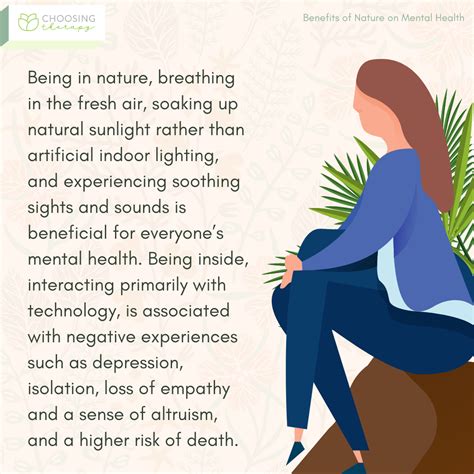 The Mental Health Benefits of Nature Therapy - balustradellc