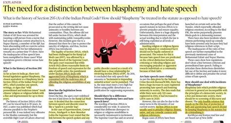 The need for a distinction between blasphemy and hate speech - balustradellc