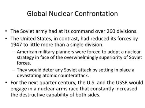 The Nuclear Confrontation - History Today - wintechmobiles.com