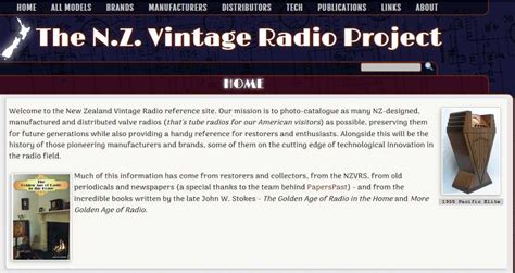 The NZ Vintage Radio Project - Home - balustradellc