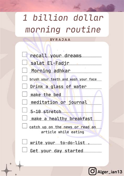The One Billion Dollar Morning Routine - PsiNapse - balustradellc