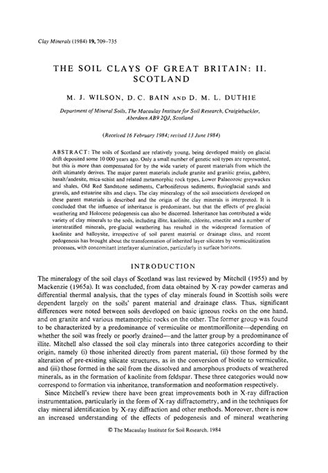 The origin and formation of clay minerals in soils: past, present and ... - muktibox.com