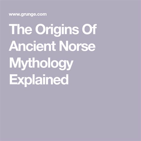 The Origins of Ancient Norse Mythology - wintechmobiles.com