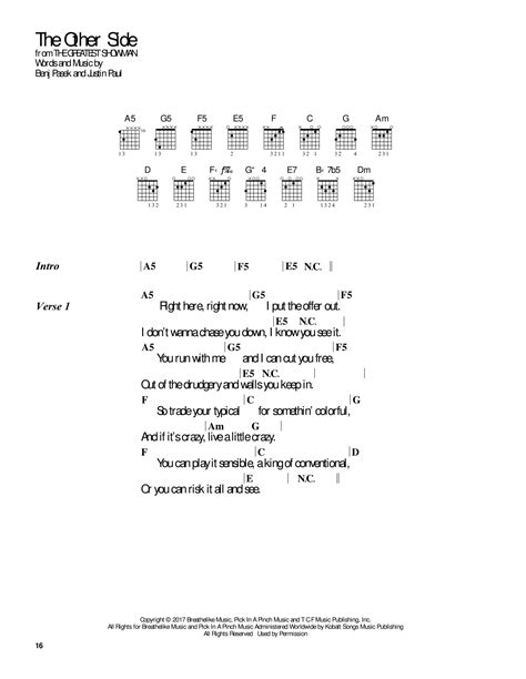 THE OTHERSIDE Chords - Blueyes E-Chords