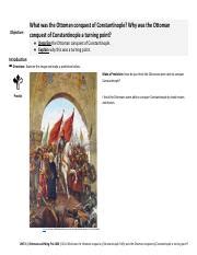 The Ottoman Conquest of Constantinople: A Turning Point in Military ... - wintechmobiles.com