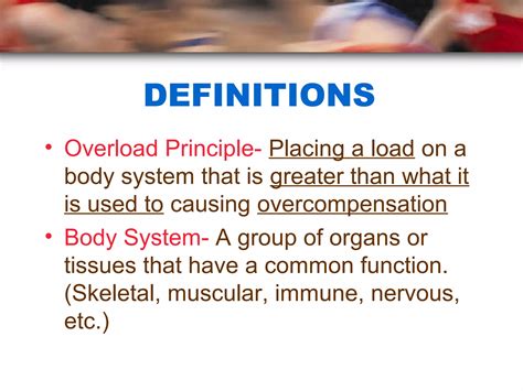 The Overload Principle - Progressive Overload Explained - balustradellc