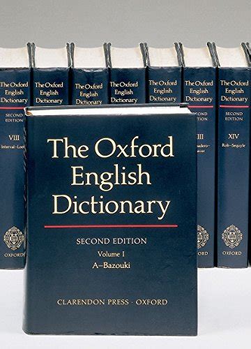 THE OXFORD ENGLISH DICTIONARY SECOND EDITION VOLUME …