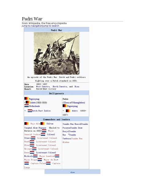 The Padri War.docx - The Padri War 1821-1837 was a... - wintechmobiles.com