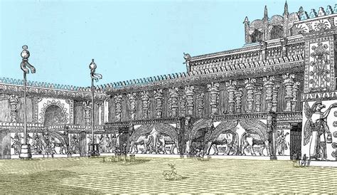 The Palace of Sargon II - The Cour Khorsabad - Le … - balustradellc