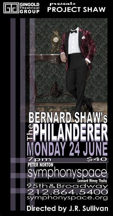 THE PHILANDERER - backstage.com