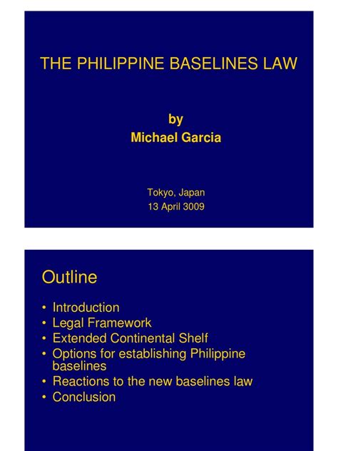 THE PHILIPPINE BASELINES LAW - الأمم المتحدة - wintechmobiles.com