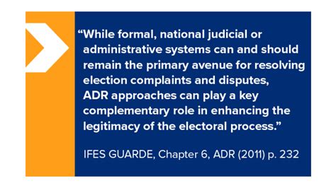 The Place Of ADR In Resolving Electoral Disputes In The Just … - balustradellc