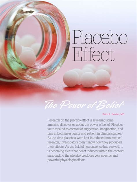 The Placebo Effect: The Power of Belief in Clinical Settings - balustradellc
