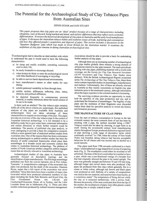 The Potential for the Archaeological Study of Clay Tobacco Pipes from ... - wintechmobiles.com