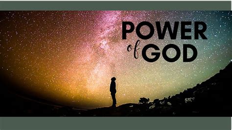 THE POWER OF God