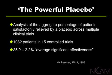 The Powerful Placebo - NIH News in Health - balustradellc