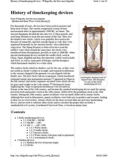 The Progression of Timekeeping Devices - wintechmobiles.com
