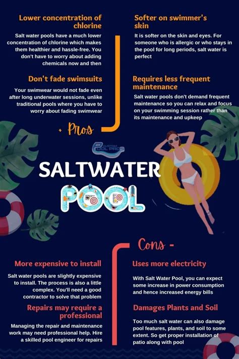 The pros and cons of a salt water swimming pool | Poolz - balustradellc