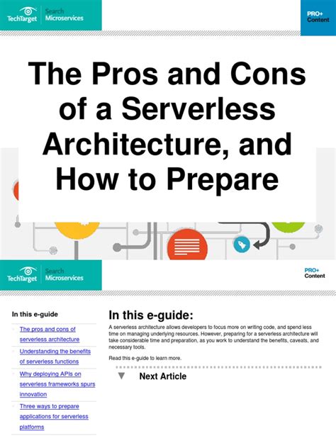 The pros and cons of serverless architecture - TechTarget - coolestguyplanet.net
